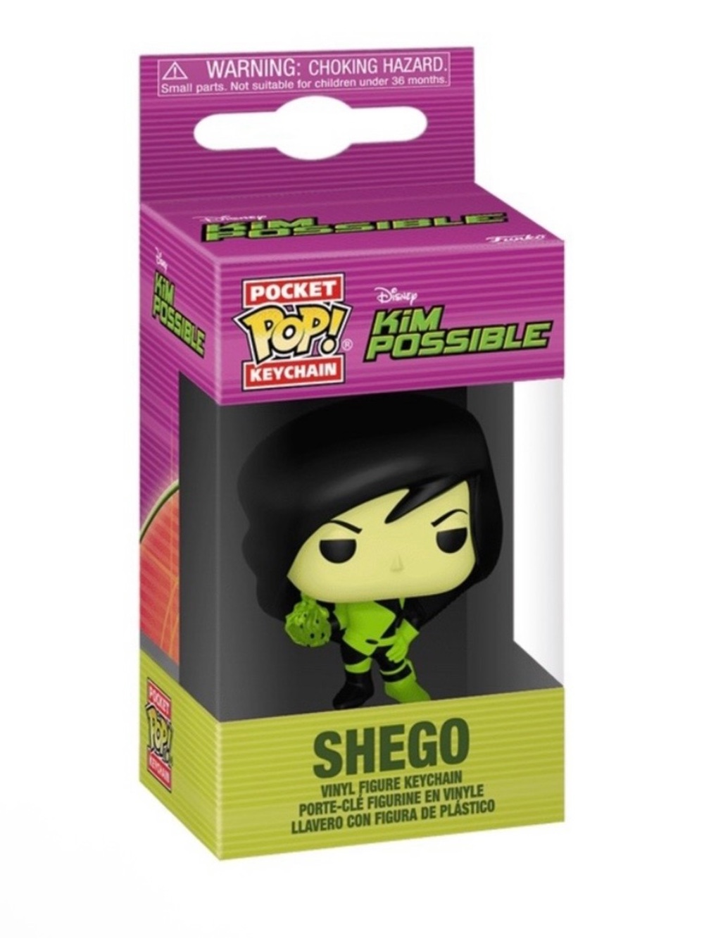 Disney Shego Funko Pocket Pop! Keychain – Lime Green & Black